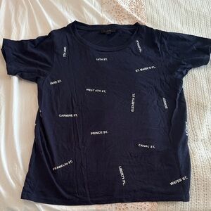 J. Crew NYC Navy Blue T-Shirt